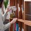 Bibliothèque de rangement pour la maison