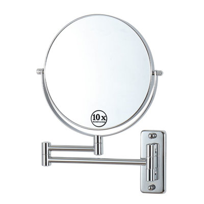 Miroir grossissant mural 8 po, miroir de meuble-lavabo double face pour salle de bain
