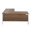 Buariki L-Shaped Metal Base Executive Desk-1413749151-1413749150-1413749145