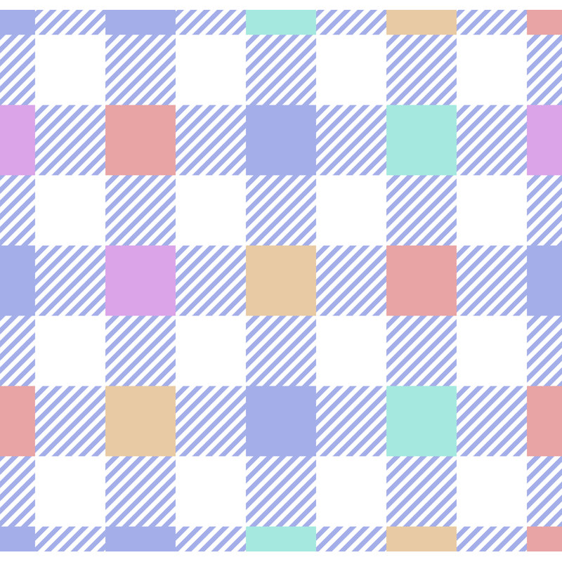 Buffalo Check Pattern by Rudzhan Nagiev - Wrapped Canvas Print, 30cm H x 30cm W x 3.8cm D