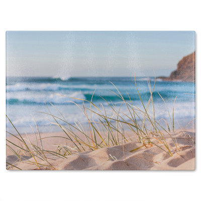 Dune pacific ocean Designer Glass Chopping Board