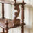 Retro Brown Solid Wood Curio Cabinet
