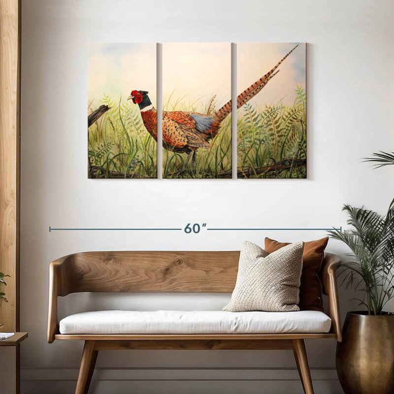 Brampt Glorious Pheasant, H 28 po x l 45 po