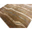 Himalayan Hand Knotted Wool Striped Area Rug in Beige