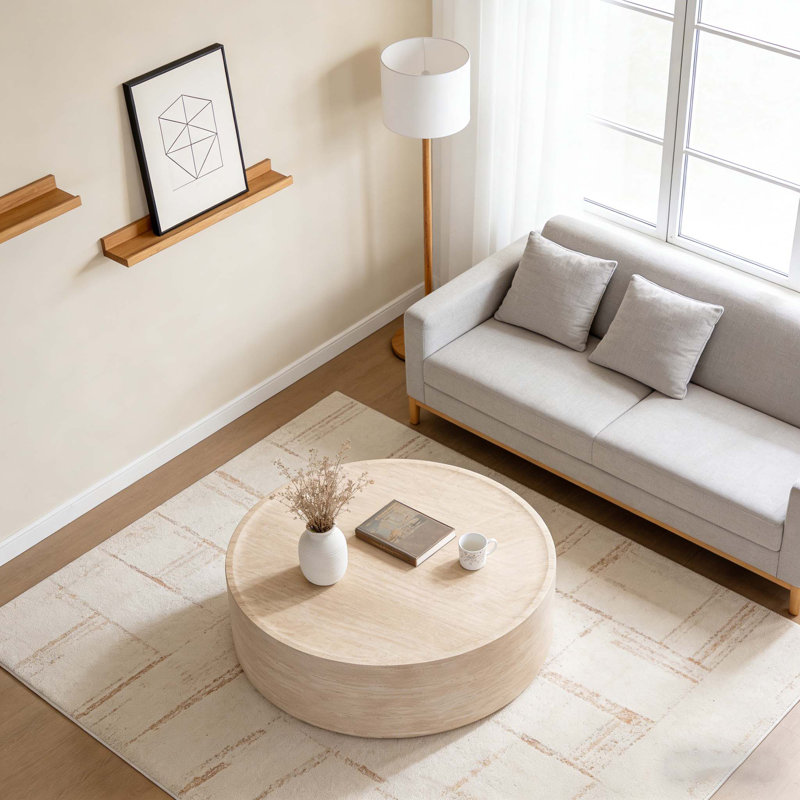 Table basse 39,37 po, H 12,01 po x L 39,37 po x l 39,37 po