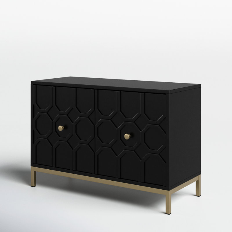 Claverton Down Accent Cabinet, Black