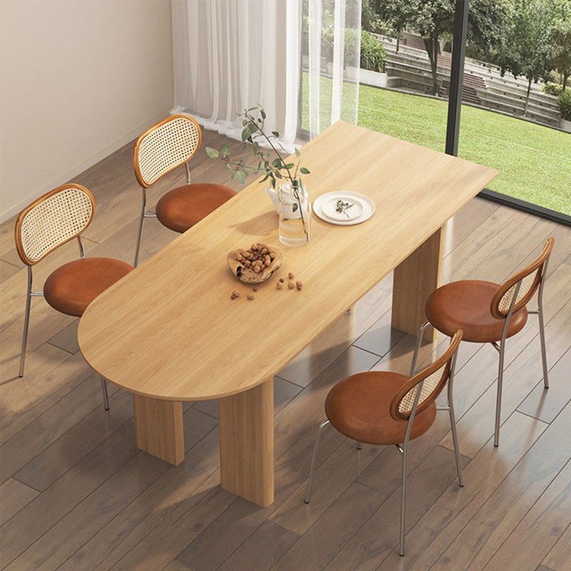 Table de salle à manger en bois massif de qualité, H 29,52 po x L 78,74 po x l 31,49 po