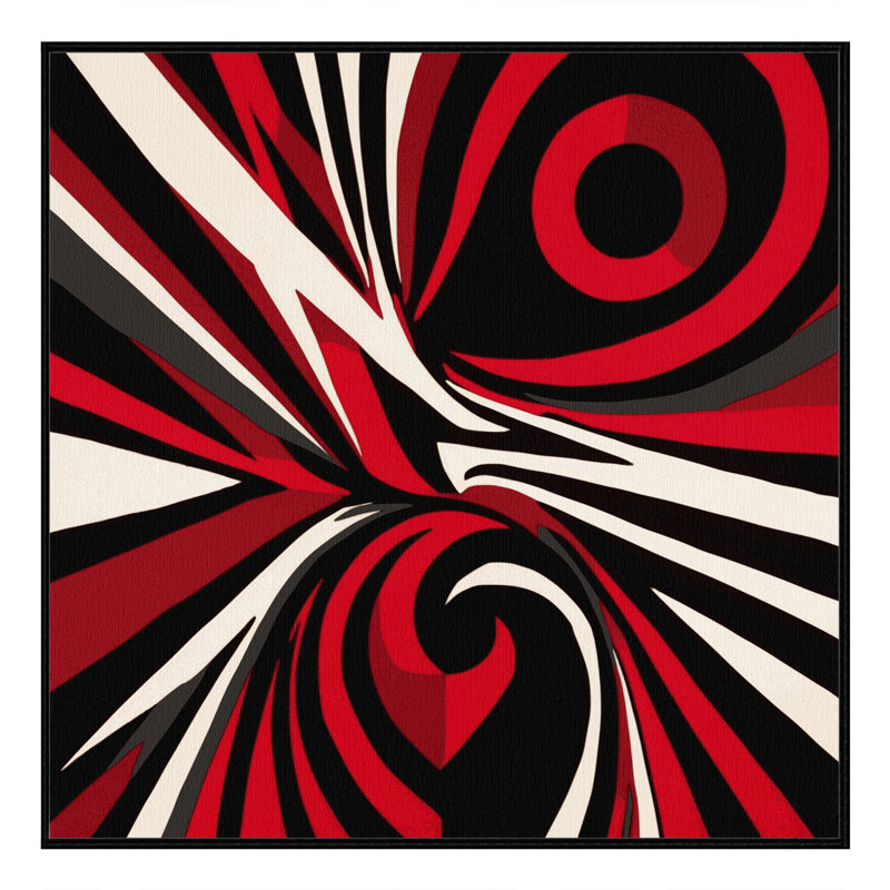 Twilight Eruption Rug, Square 6'