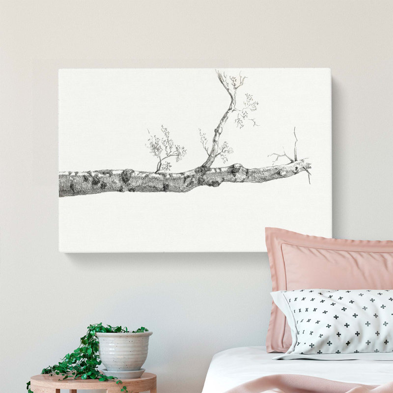 Study Of A Tree by Jean Bernard - Wrapped Canvas Painting, 50cm H x 76cm W x 3cm D