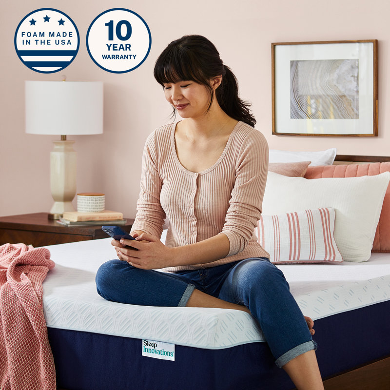 Shiloh 14 Inch Queen Memory Foam Mattress with Hypoallergenic Cover