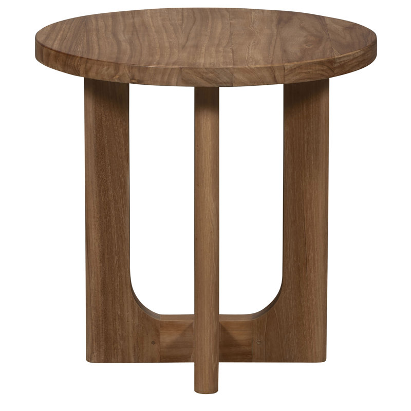Bliss Outdoor Round Teak Side Table