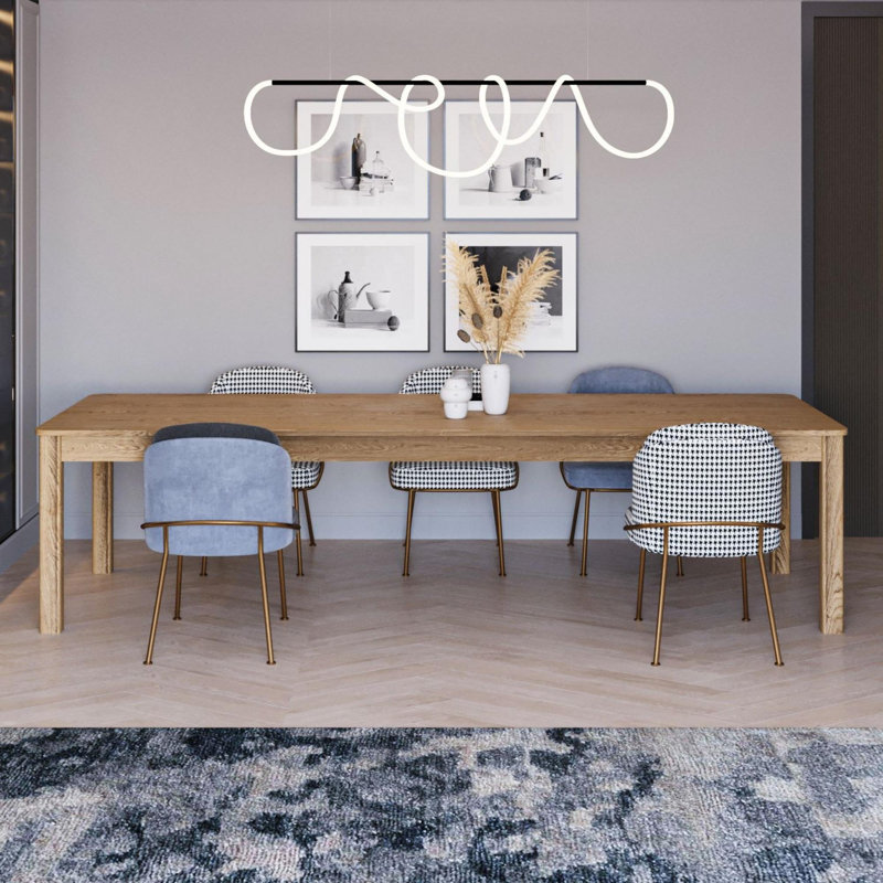 Ferro Beech Dining Table, 75cm H x 180cm L x 110cm W