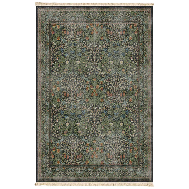 Tapis à imprimé botanique Forest Thicket
