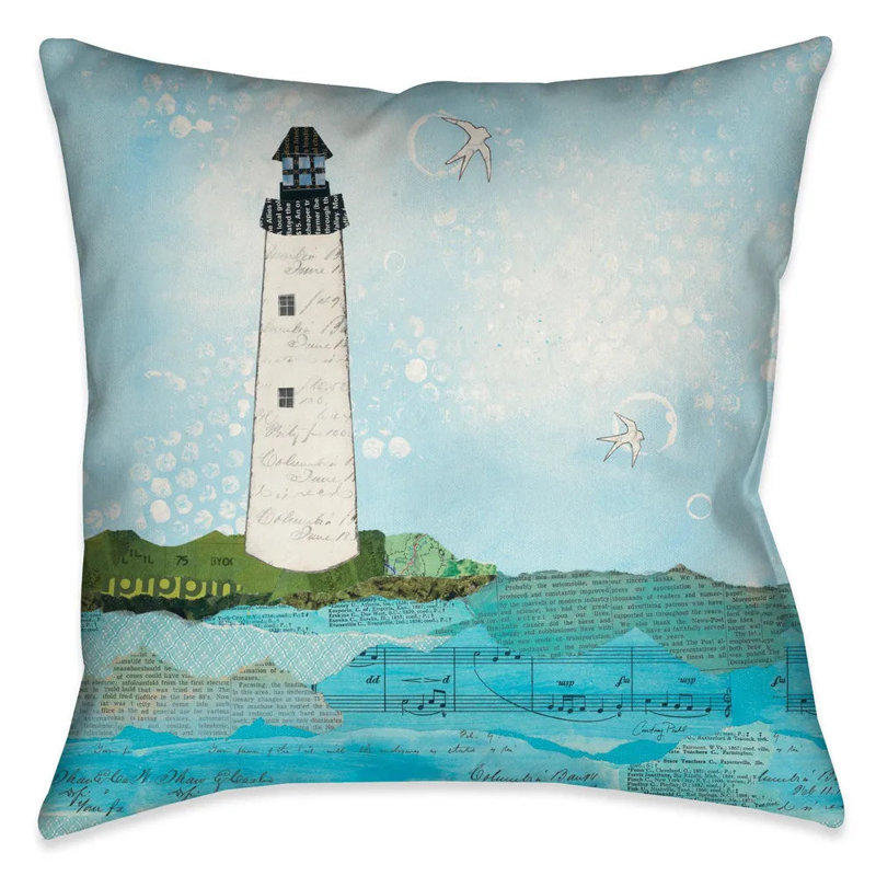 Coussin décoratif d'intérieur Coastal Notes II