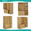 Armoire à 4 portes avec espace de suspension, armoires de rangement polyvalentes-1289927713