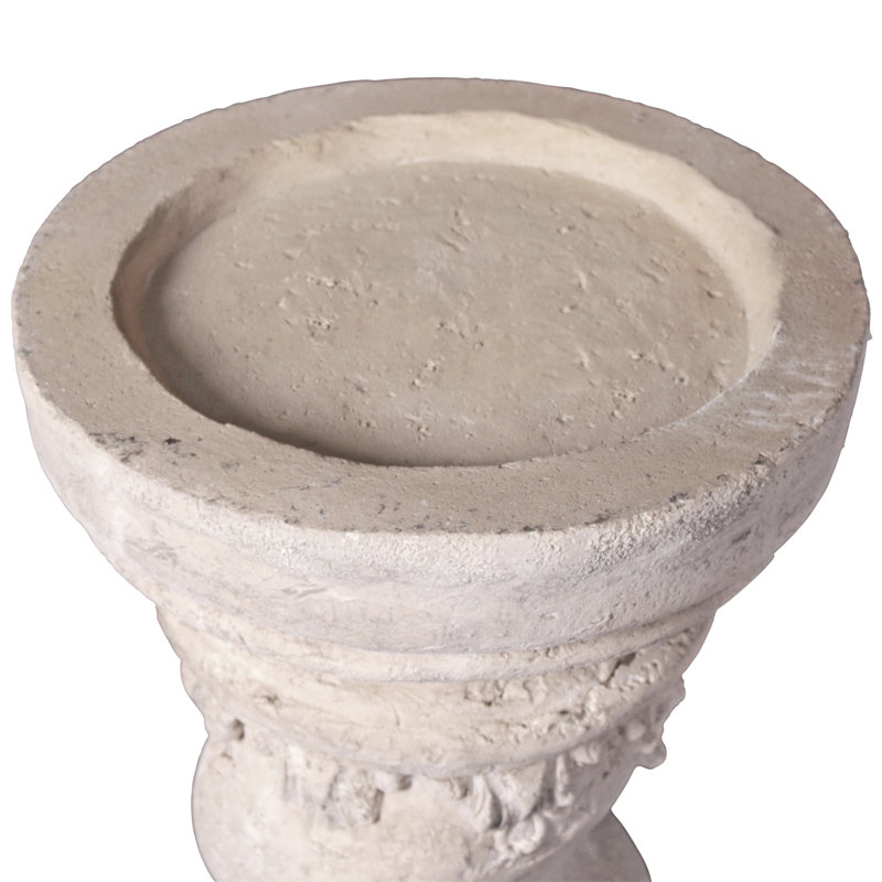 Piédestal à colonne Capitoline Barley, H 54 po x L 13 po x P 13 po