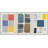 Abstract Vibrant Color Blocks Multicolor Geometric Artwork Framed Canvas 3 Pieces Print Wall Art-100707012-100707013
