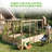 Yadid Deep Wooden Raised Garden Bed with Netting-1824229975