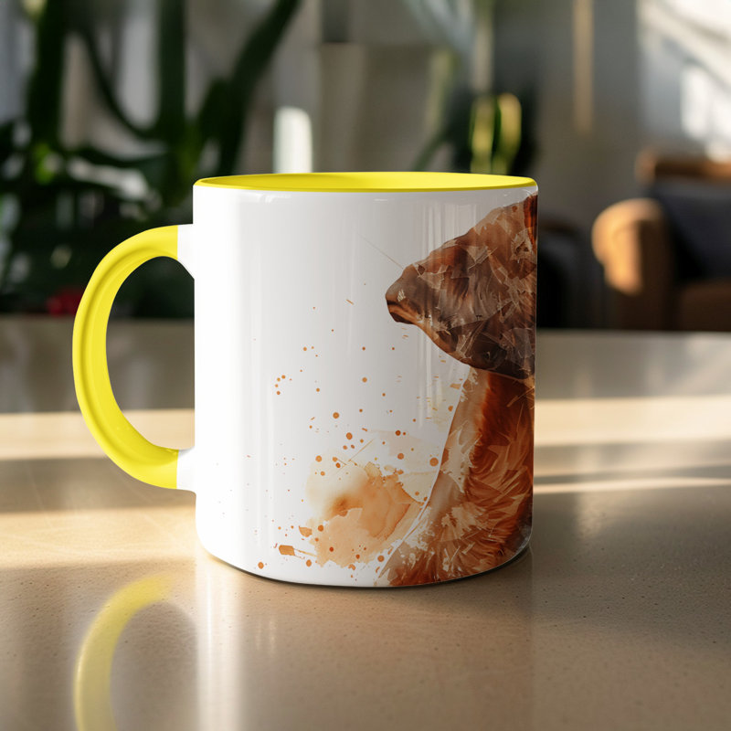 Mug, 1, Yellow
