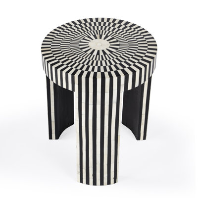 Rimma Bone Inlay Side Table