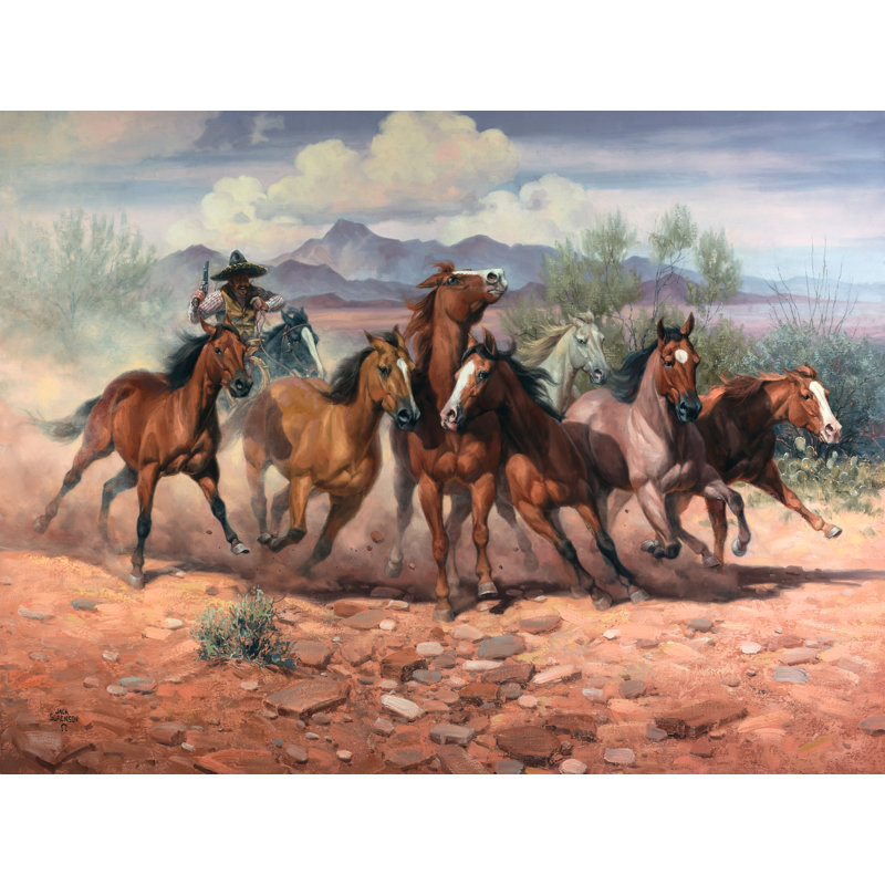 Run For The Border by Jack Sorenson - Wrapped Canvas Print, 81 cm H x 122 cm W