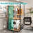 Cat House with Remote-Controlled Light Strip, Compatible with Automatic Litter Boxes