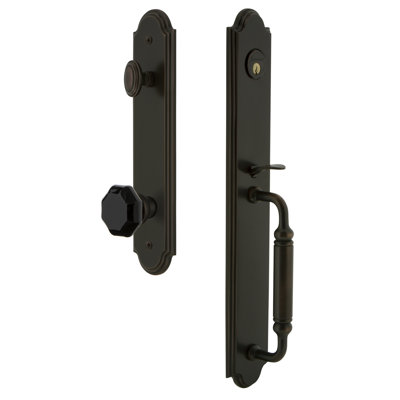 Complete Inactive Arc Dummy Handleset with Lyon Knob and Arc Rosette