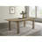 87-inch Solid Wood Extension Dining Table, Vineyard Oak