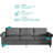 Upholstered 76.3'' Sofa-1181653160