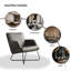 Averie Genuine Leather Designer Armchair-2028461976