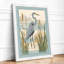 Heron in Shallow Water Coastal - Framed Print-233846521-233846523