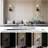 Martajah Solid Brass Wall Sconces with Tube Glass (Bulbs Include) (Set of 2)-799719297-801368377