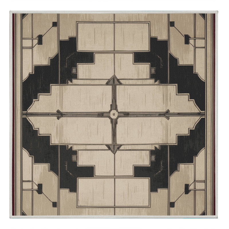 Empire's Embrace Rug, Square 4'
