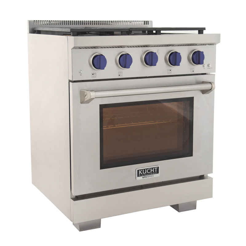 Kucht 30'' W Free Standing Range, Liquid Propane