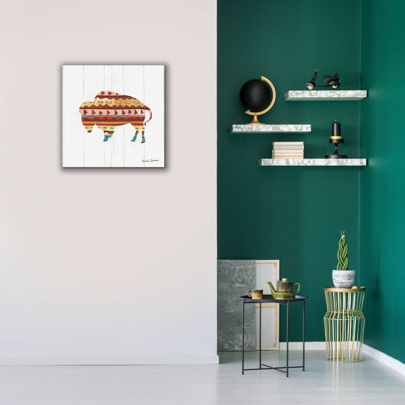 Art mural sur toile Epic Graffiti «Southwestern Vibes 2» par Farida Zaman, 26 po x 26 po, H 26 po x l 26 po