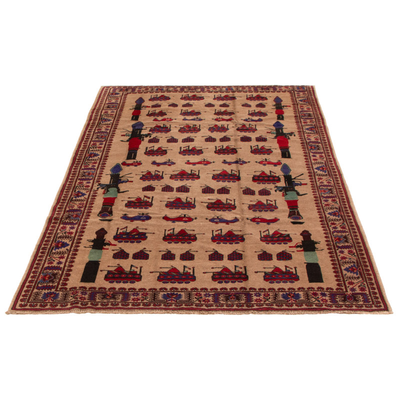 Tapis brun clair Isolde 6 pi 3 po x 9 pi 6 po