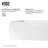 Magnolia 21" L x 14" W x 5" H Matte White Handmade Rectangular Vessel Bathroom Sink