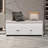 Linen Blend Upholstered Storage Bench-78510592