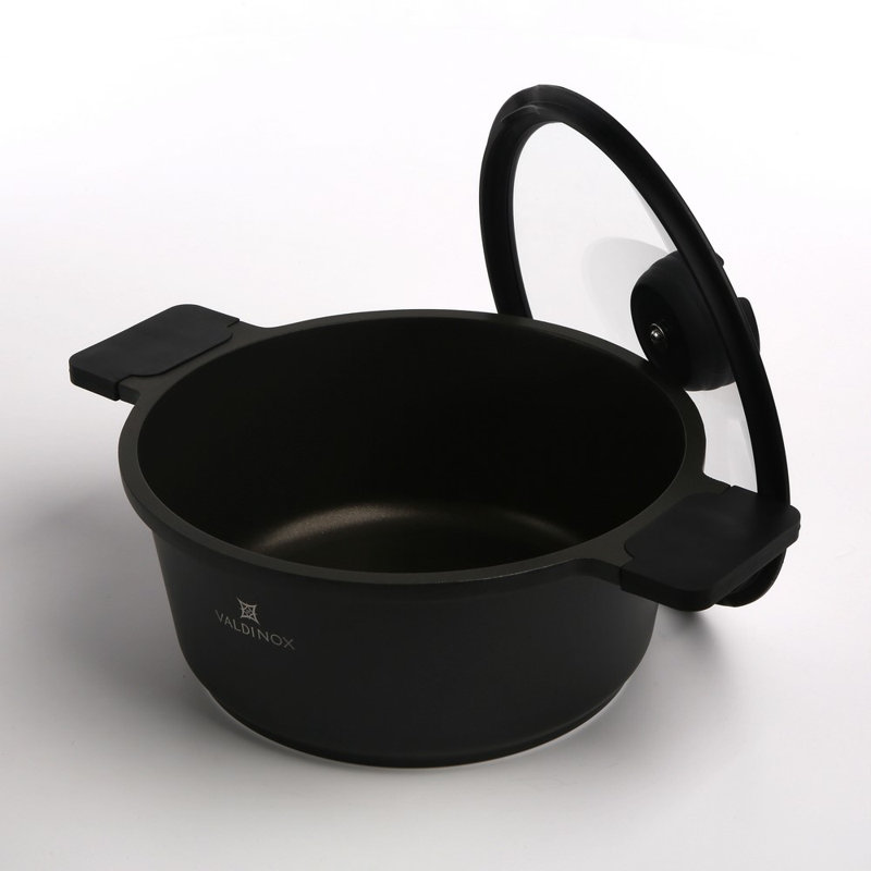 Symple Stuff Mccullar 4.5L Non-Stick Aluminum Round Dutch Oven