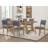 Gavilon Brown Rectangular Trestle Base Dining Table
