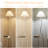 Modern Minimalist Table Floor Lamp Pleated Shade Standing Lamps With Marble Base & Side Table