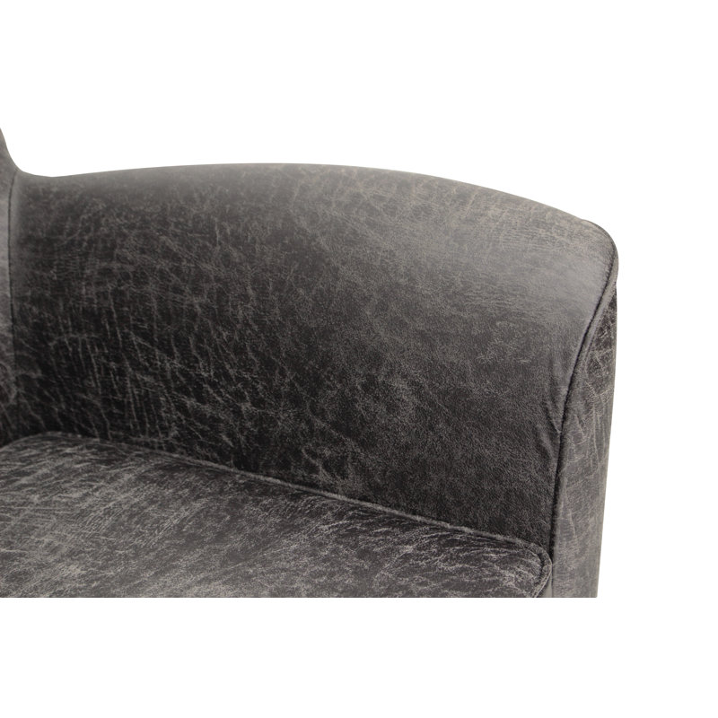 Fauteuil Hickson, Similicuir fumée