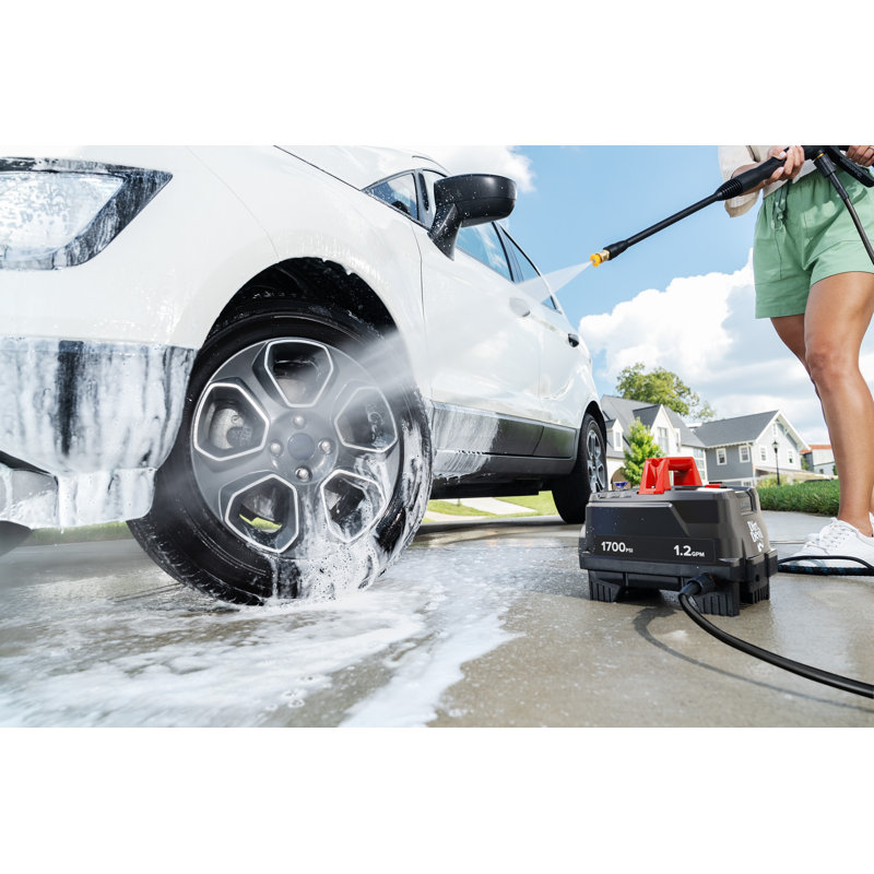 Dirt Devil 1700 PSI Black Electric Pressure Washer with Accessories