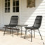Chaise de patio grise