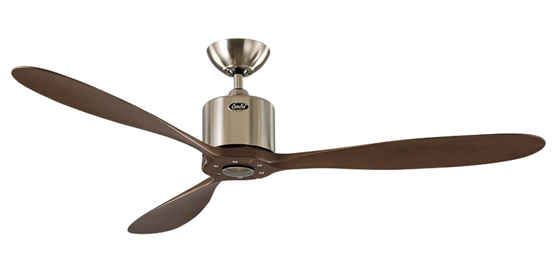 Sarina 132cm Ceiling Fan, Walnut