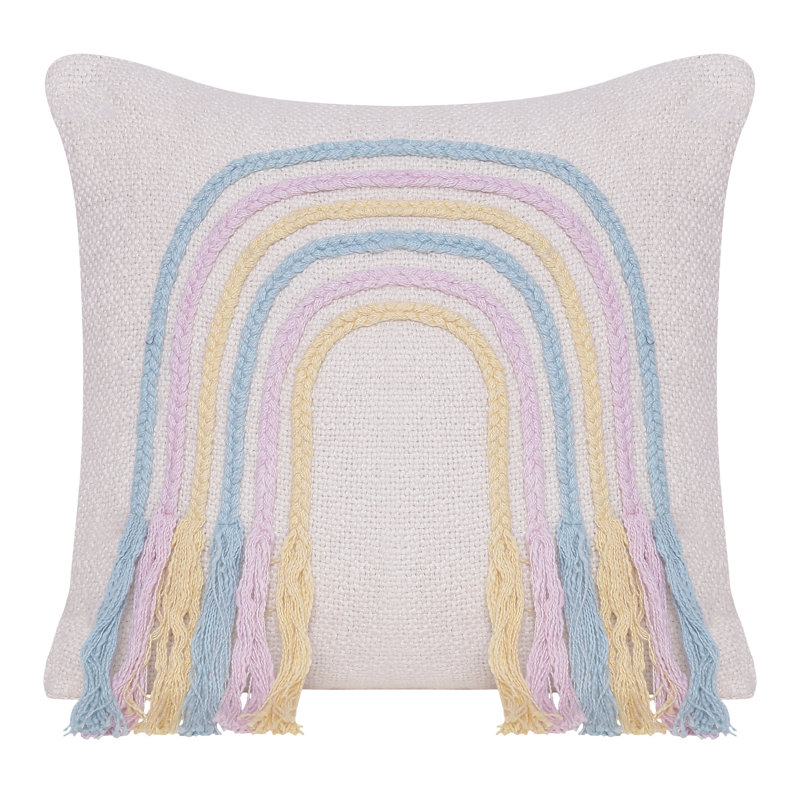 100% Cotton Throw Square Pillow Cover, Polyester