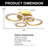 4 - Light 4000K Modern Geometric Semi Flush Mount Ceiling Light-1973396820-1966178604