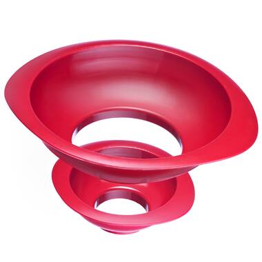 OXO 3pc Funnel Set Red 3 ct