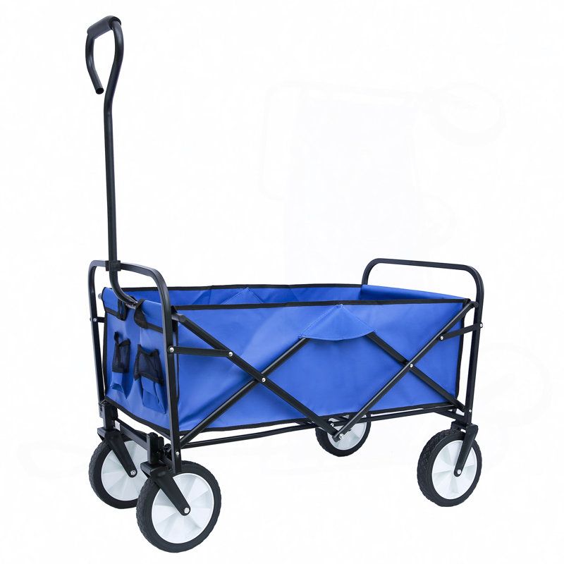 Chariot de plage pliable, Bleu