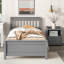 Rista 2 Piece Bedroom Set, Bed with Headboard and Footboard, with a Nightstand-753362036-753362037